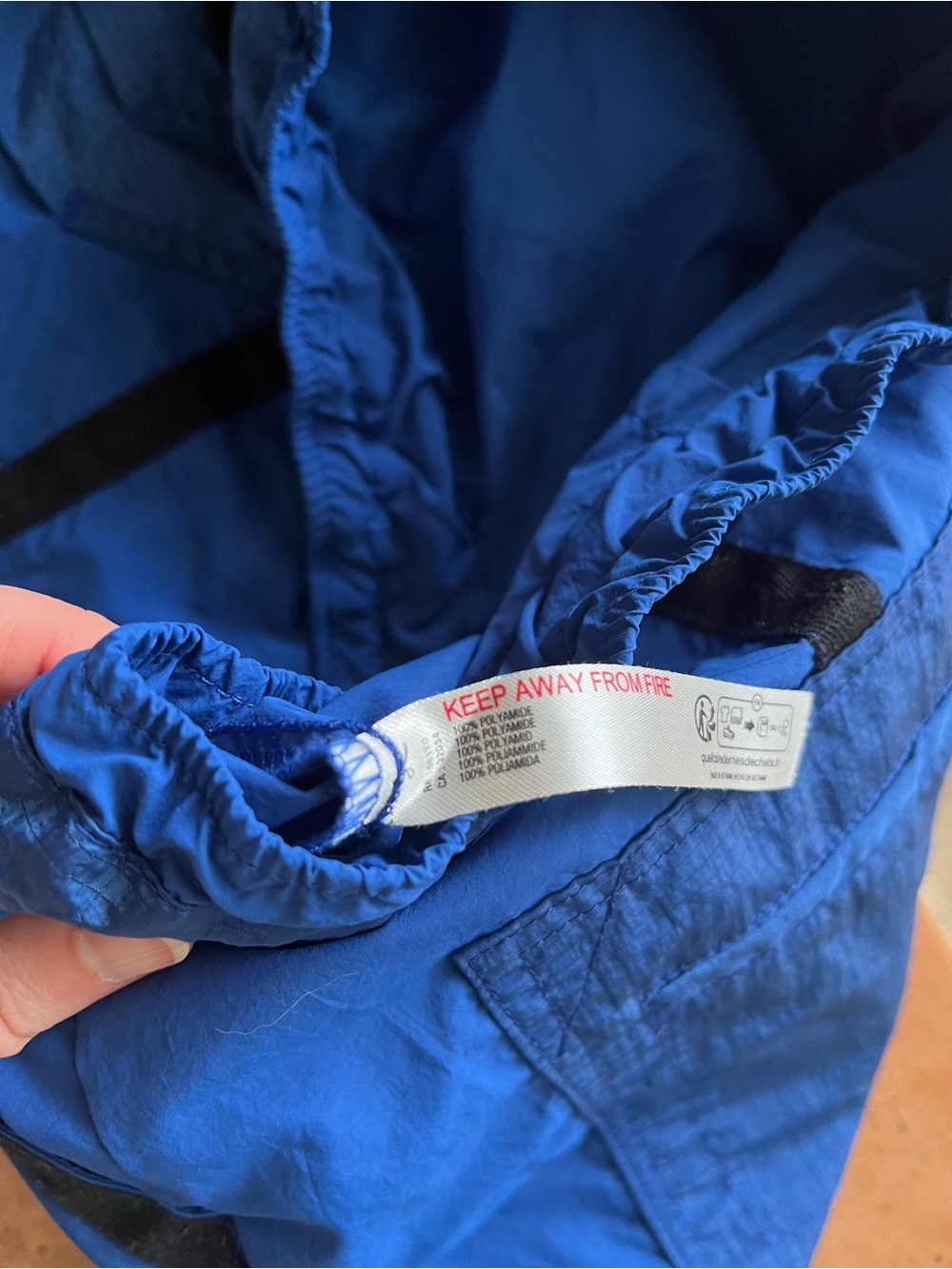 Free People Movement Blue Cargo Hiking Drawstring Shorts - Picture 7 of 8